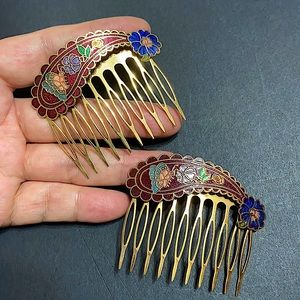 🖤VTG💕Cloisonné Comb hair pins